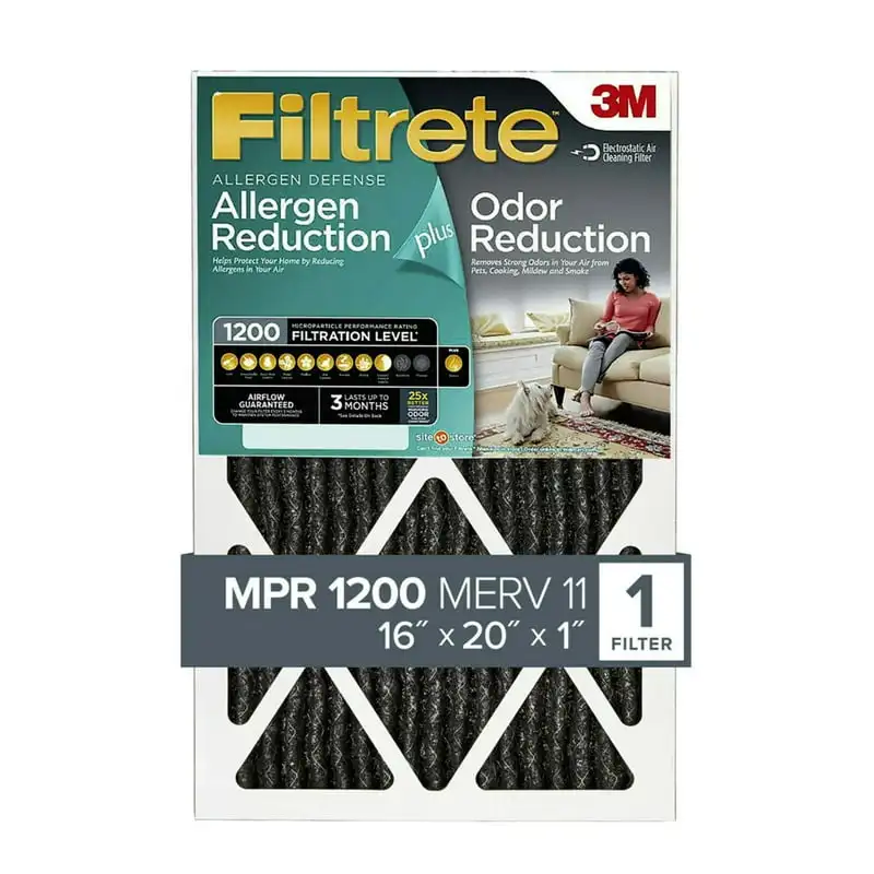 

Air Filter, MPR 1200 MERV 11, Allergen Defense, Captures Pet Dander, Smoke, Smog and Pollen, 1 Filter Temporary tattoo Gunsmith