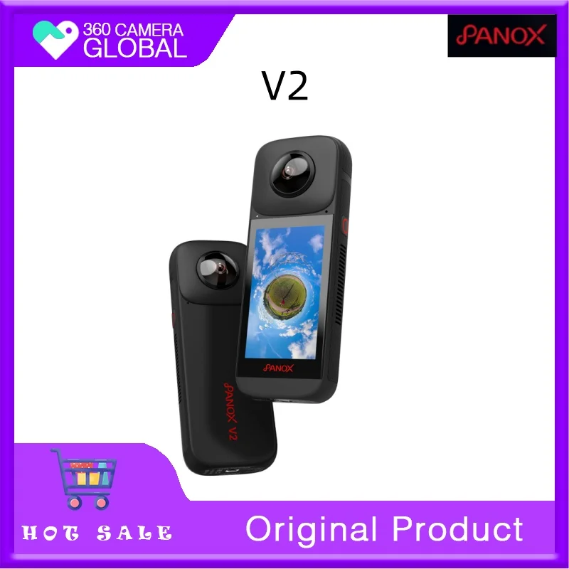 Cáara PANOX V2 Para Vlog En 360 Grados Con Sensores De 1/2 Pulgada Y