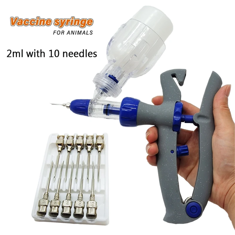 Seringue Automatique Vétérinaire Continue 1ml/2ml/5ml Injection Animale