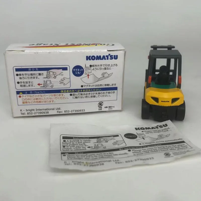 ミニカー KOMATSU FE25-2 Scale 1:54 Komatsu FE25-2 Electric Forklift Pullback Toy Model 1:54