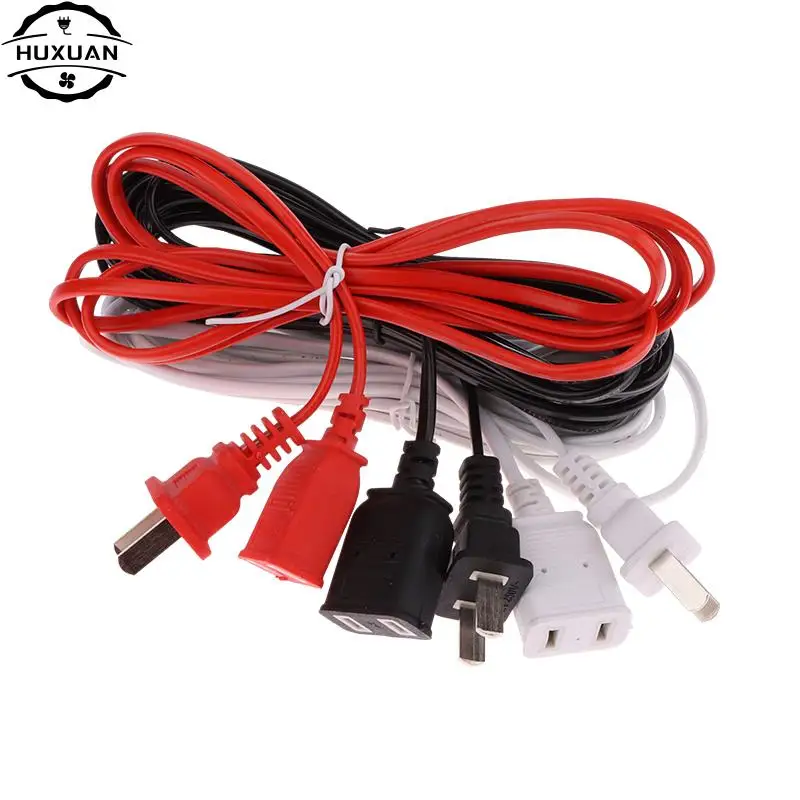 Versatile Dual-Tone Power Cord with On/Off Switch and Extension Features