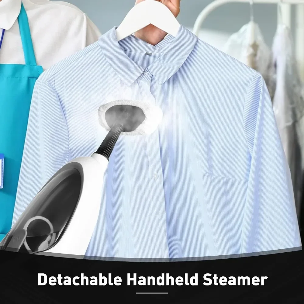 Steam Mop 10-in-1 Convenient Detachable Steam Cleaner, Multifunctional Cleaning Machine Floor Steamer with 3 Microfiber Mop Pads 4