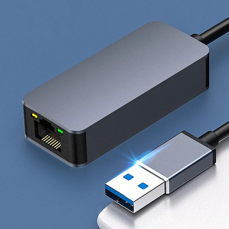 2500mbps ethernetový na RJ45 2.5G USB 3.0 drátová adaptér konvertor lan sit' náboje pro PC notebook