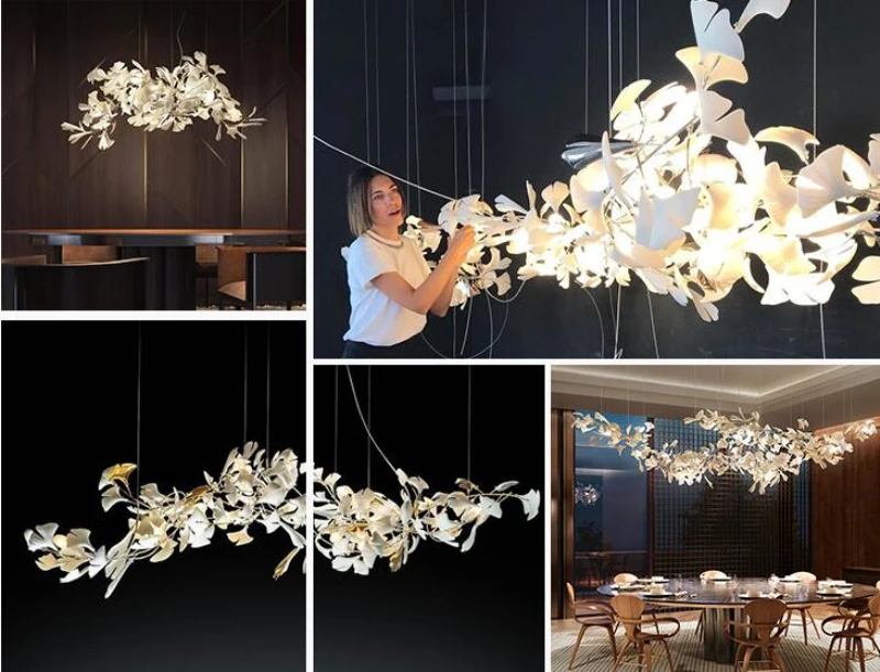 Gingko Chandelier