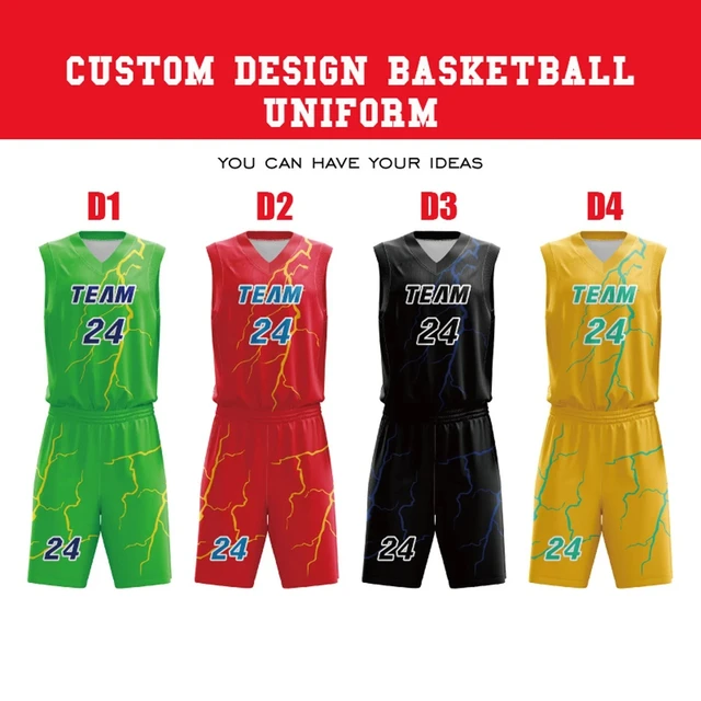 Girls Basketball Jersey Personalized Customize With Numbers Design Colorful  Red Sportswear Youth Womens Basketball Uniforms Sets - AliExpress