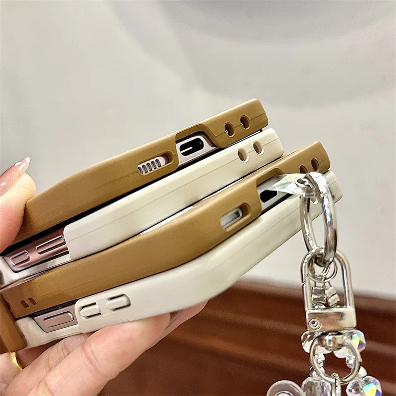 Korean Cute Cat Magnetic Phone Case with Magsafe Stand Chain - Kawaii Design