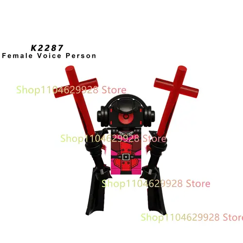 New KDL SWAT Skibidi Toilet Man Figures Anime Block Toys TvMan Titan Cameraman Speakerman Bricks Model Toy Birthday Gift - Image 54