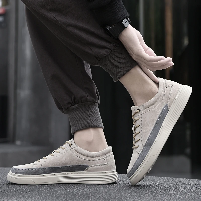 Men's Casual shoes Luxury Brand Designer Oxfords Shoes Genuine Leather Wear-resistant Comfortable Sneakers Tennis Sport Shoes
