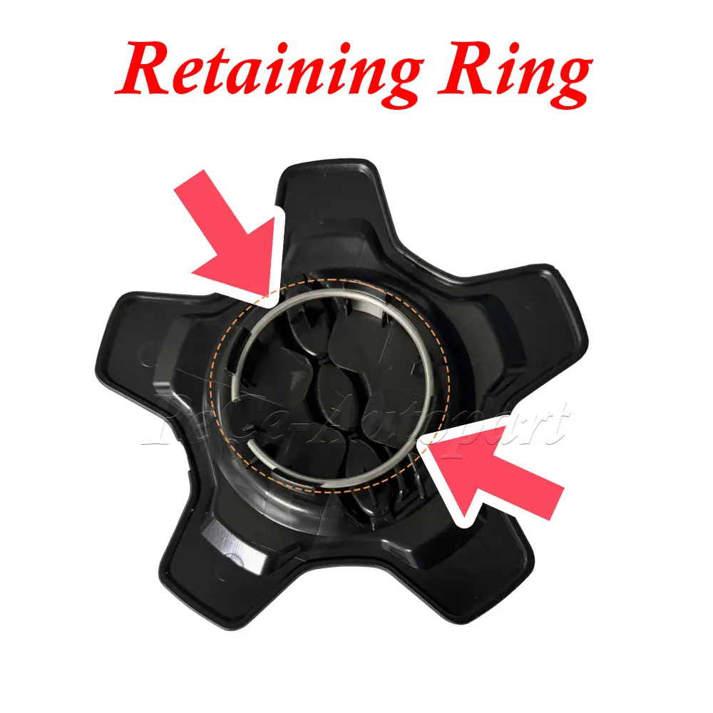 ホイールセンターハブキャップセット、ダストカバー、ホイールハブ