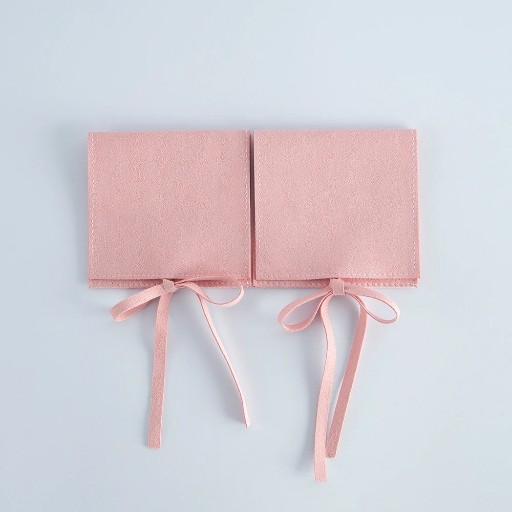 100 Mikrofaser-Schmuckorganizer Kleine Geschenktüten 8x8cm Ringe Tarot Aufbewahrungsverpackung Mini-Beutel Hochzeitsgeschenk Süßigkeitentasche Geschäftlich – Detail 16