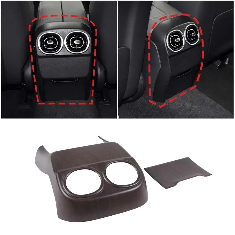 

For Mercedes Benz C-Class W206 C200 C260 C300 2022 Car Rear Seat Row Air Conditioning AC Vent Cover Trim Interior Accessories