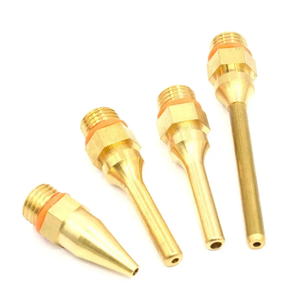 Hot Glue Fine Nozzle Small-bore Diameter Nozzle Craft Copper Long Tube Nozzles Sprayers Copper for Glue Gun Access 1pc