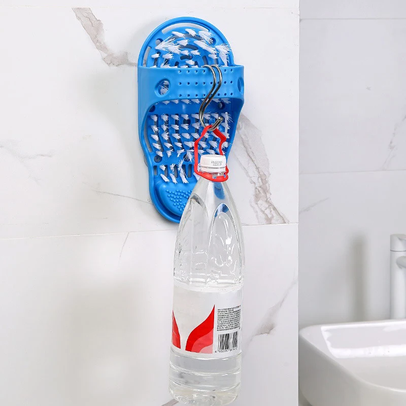 

Shower Foot Scrubber Massager Cleaner Spa Exfoliating Washer Wash Slipper Tools Bathroom Bath Foot Brushes Remove Dead Skin