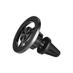 Magnetic Car Vent Phone Holder with MagSafe Compatibility (Black)