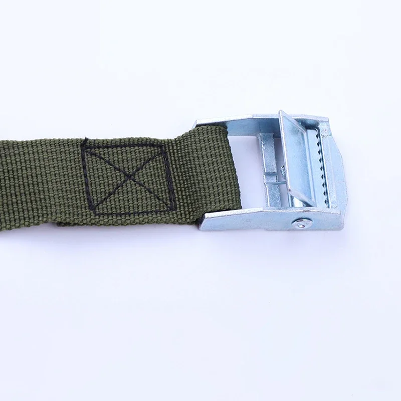 1M/2M/3M/4M/5M Black Buckle Tie-Down Belt Cargo Straps for Car Motorcycle Bike with Metal Buckle Tow Rope Strong Ratchet Belt