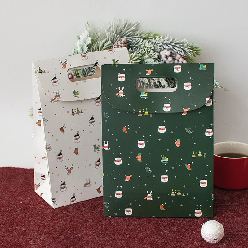 S/M/L Christmas Eve Gift Box Candy Box Party Gift Candy Bag