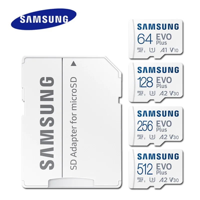 Scheda Micro SD Samsung EVO originale 1024GB 512GB 256GB 128GB scheda di  memoria classe 10 Flash ad alta velocità TF/SD Card per telefono PC -  AliExpress