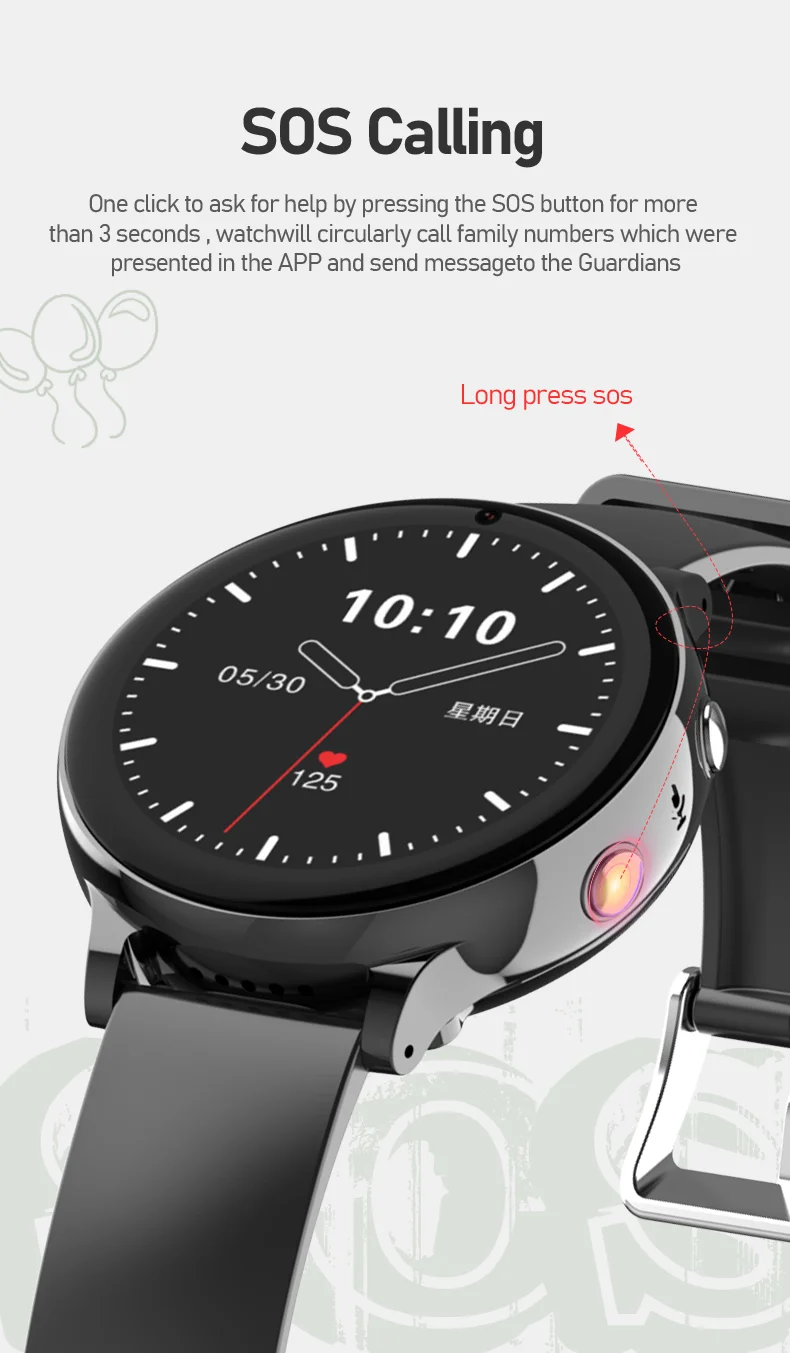 Wonlex ��� ����Ʈ ��ġ, 4G ���� ��ȭ, GPS ��ġ ������, SOS ���, 4-12 �� �Ƶ��� ī�޶� ����