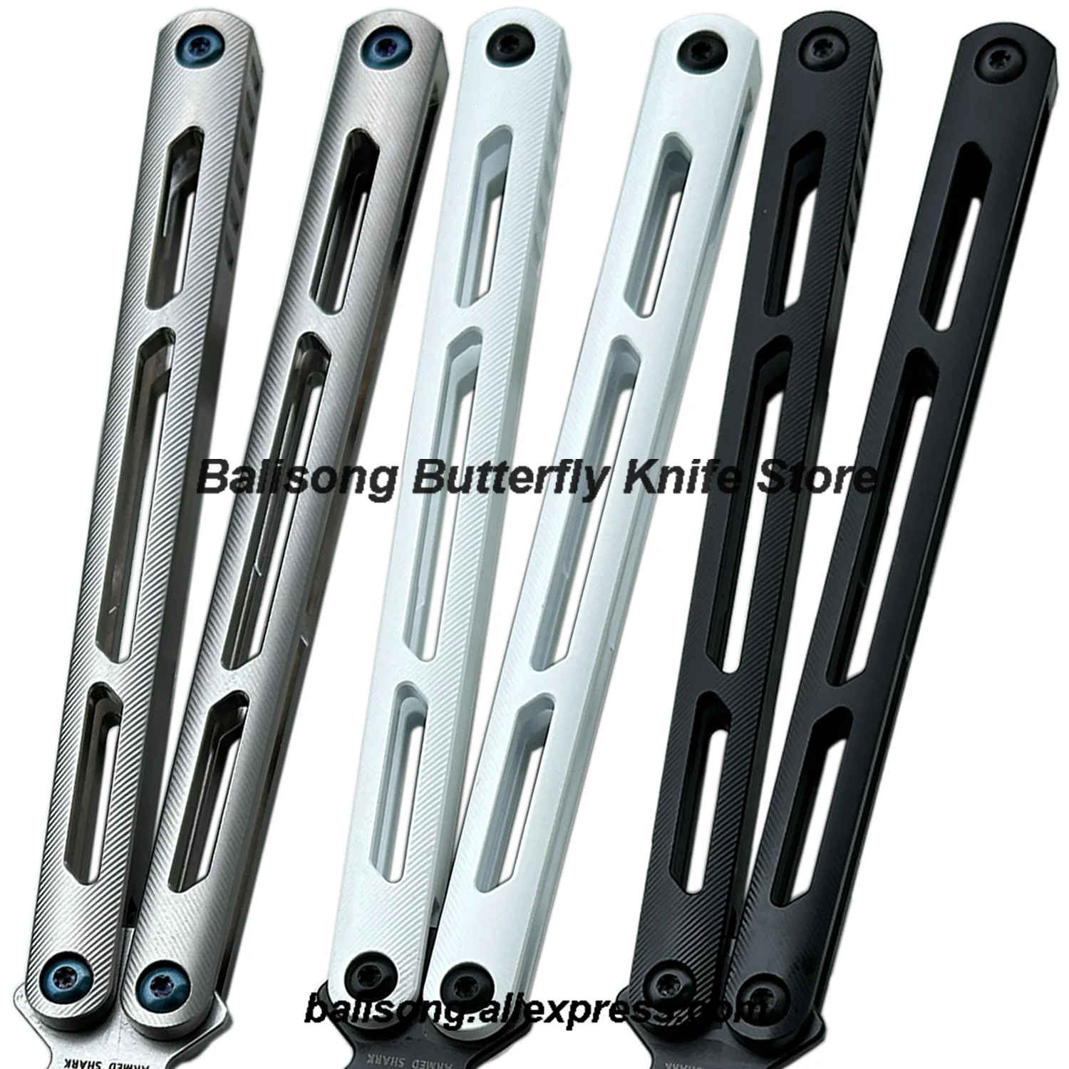 バタフライナイフトレーナー ARMED SHARK Tsunami チタニウム Armed Shark Balisong Tsunami Titanium Alloy Butterfly