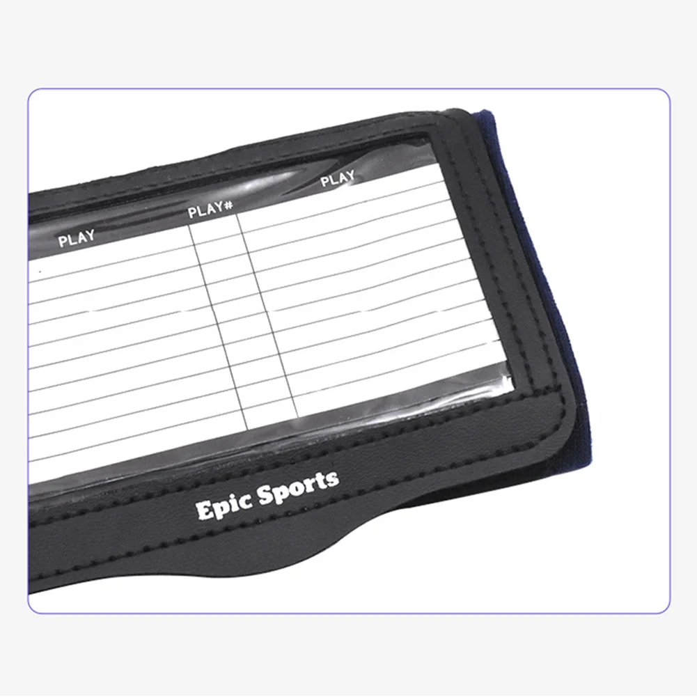 Football Play Wristbands Football Wristbands Quarterback Playbook Wristband Tactical Wrist Brace for Football Baseball Softball