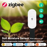 Zigbee Soil Temperature And Humidity Tester App Remote Monitoring Thermo Meter Hygrometer Garden Automation Irrigation Detector