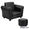 Kids Armchair Sofa with Ottoman Comfortable Toddler Furniture Space Saving Indoor Chair Perfect Gift Birthdays 1