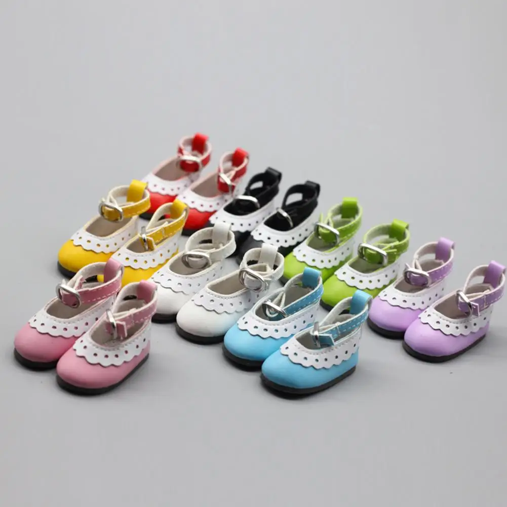 1 Pair Cute Simulate Doll Shoes Imagination Vivid Girl Dolls Party Dress Shoes Mini Doll Boots