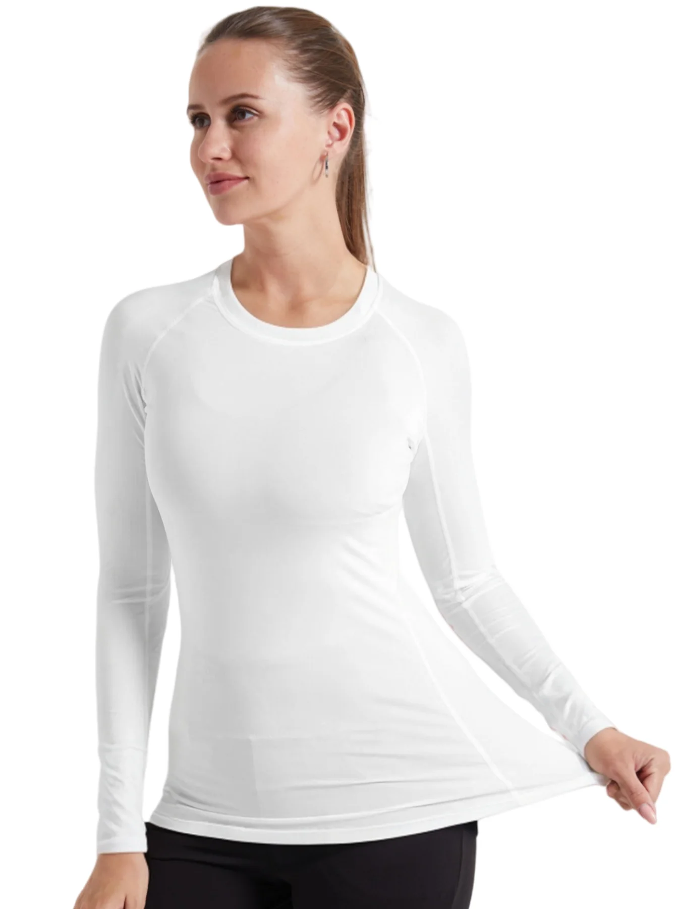 Sports Shirt 3 Pack BaseLayer Fitness Quick Dry Women long Sleeves Top Gym Jogging T-shirt Train Workout Yoga