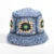 Fashion Crochet Black Bucket For Women Luxury Designer Brand Flower Pattern Knitted Caps Plaid Hats Beanies Japanese Hat 24