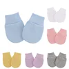 2PCS Baby Anti Scratching Soft Cotton Gloves Newborn Protection Face Scratch Anti-Grab Mittens Kids Infant Handguard Supplies 1