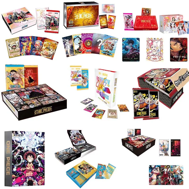 One Piece Collection Cards Booster Box Rufy Zoro Nami Rare Anime Carte Da Gioco