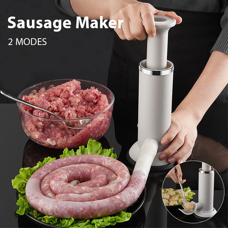 SausageMakerMeatballMakerSausageStufferHomemadeSausageToolDual