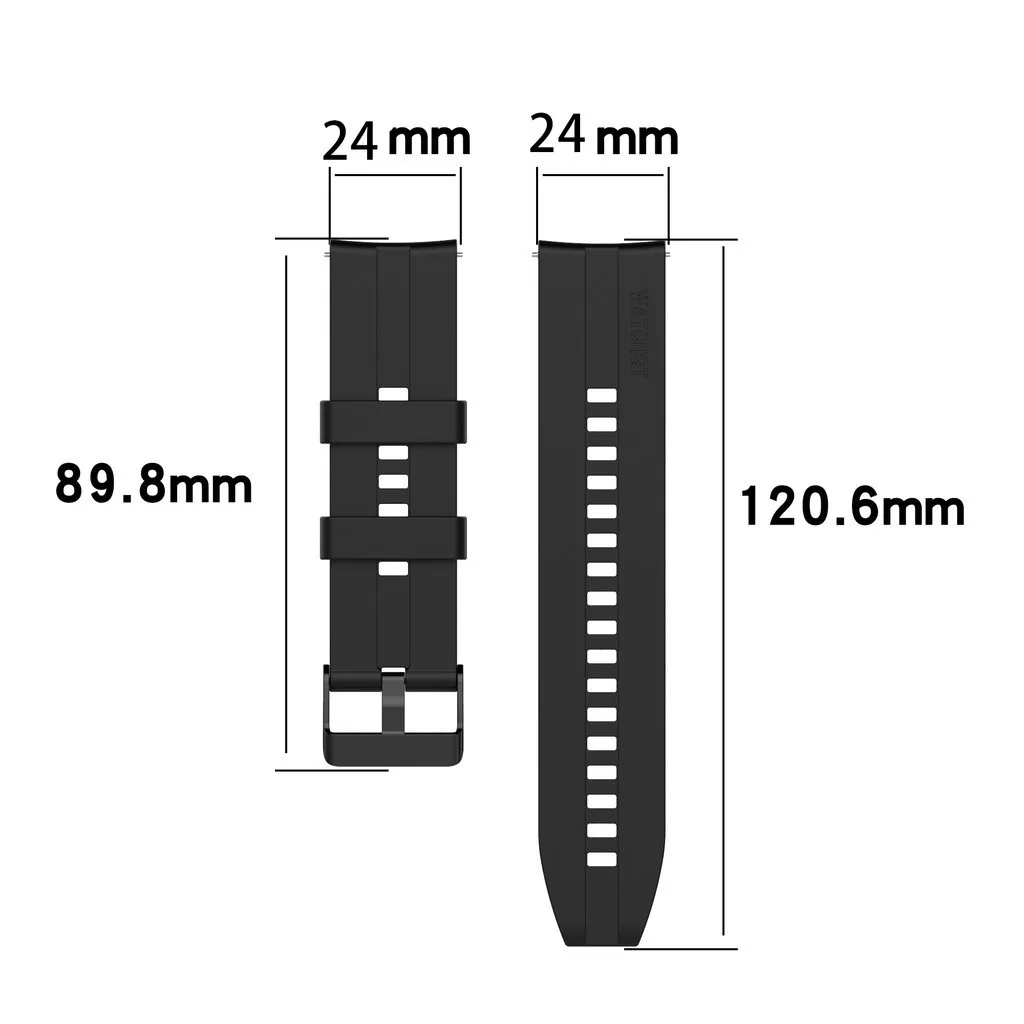 Silicone Sport Wristband Strap, 24mm - Compatible with Garmin Venu X1