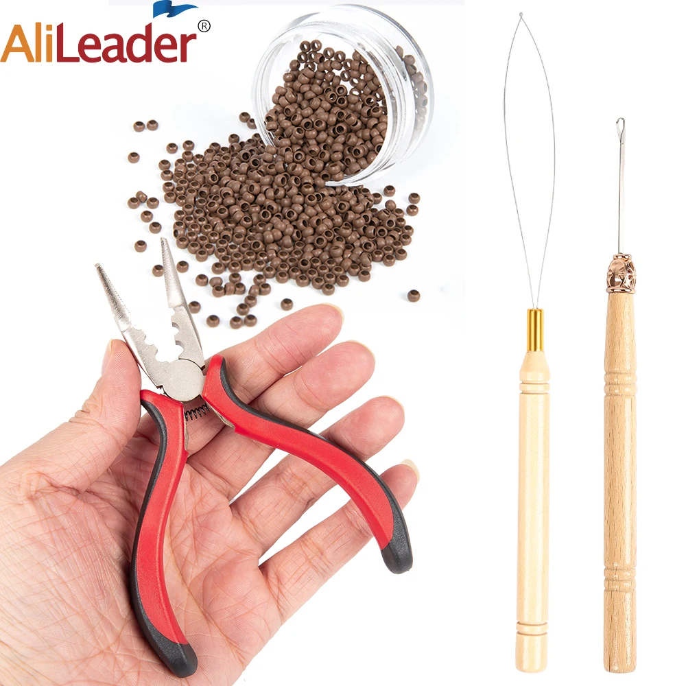 Copper Hair Extension Plier, Copper Needle Loop Threader