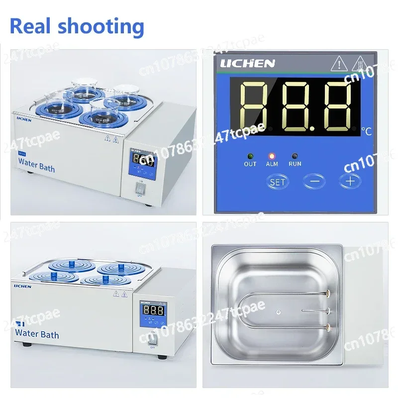 Electric Heating Digital Display Constant Temperature Water Bath Pot Single /Double 4/6/8 hole laboratory water bath tank