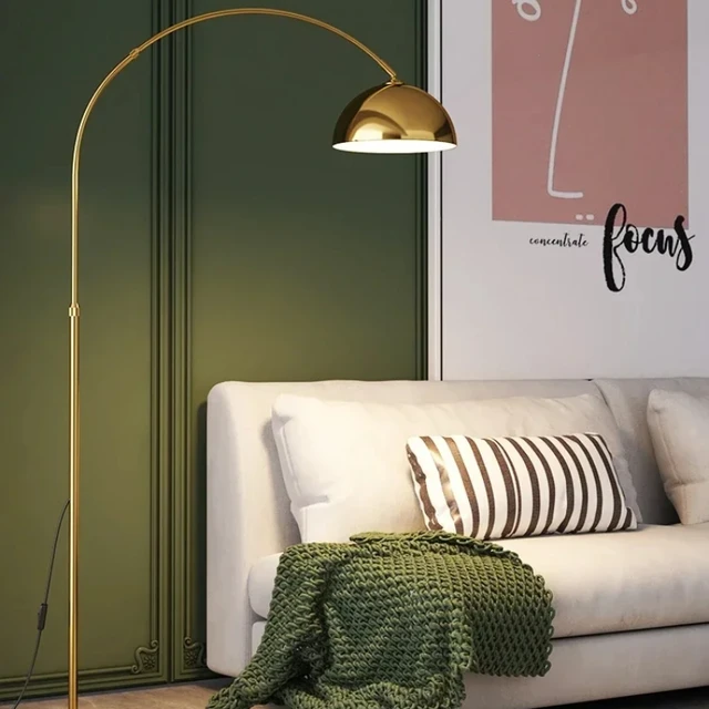 Nordic Instagram Creative Floor Lamp Living Room Sofa Bedroom Warm Decoration Light Luxury Marble Floor Lamp