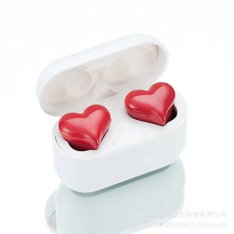 可愛いハート型イヤホン HeartBuds ハートバッズ ハート型完全ワイヤレスイヤホン 4color