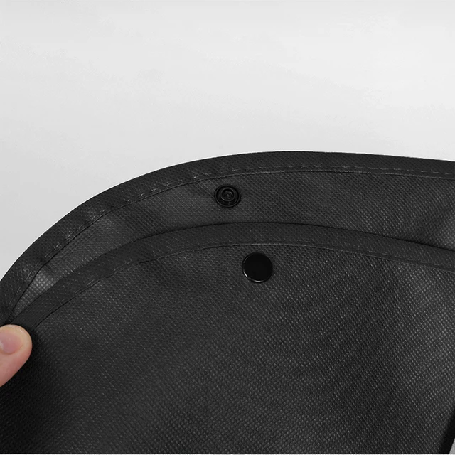 Hordozható Cipzáras Ruhák Tároló Táska Lélegző Porálló Összecsukható Férfi Öltöny - Image 6