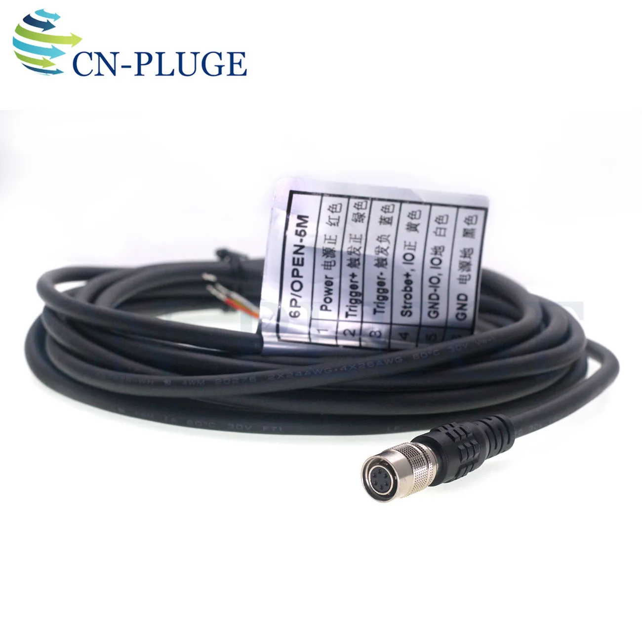Basler Gige Avt Industrial Camera Ccd Power Input/output Trigger Cable