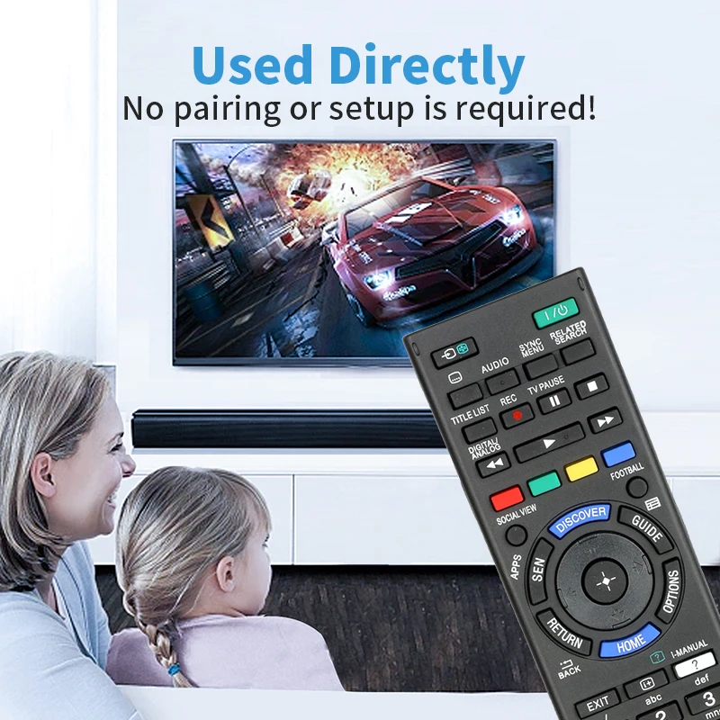 RM-ED061 Télécommande de rechange pour Sony KDL 48W605B 40W605B 32W600A 32W603A 32W605A 32W650A 48W585B 48W600B 32W706B D-55 x 80 cm