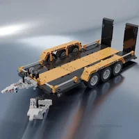 NEW F150 Raptor Car Trailer 42126 Technical Tow Truck Model Building Blocks Educational Kids Assemble Bricks Toy Christmas Gift 5