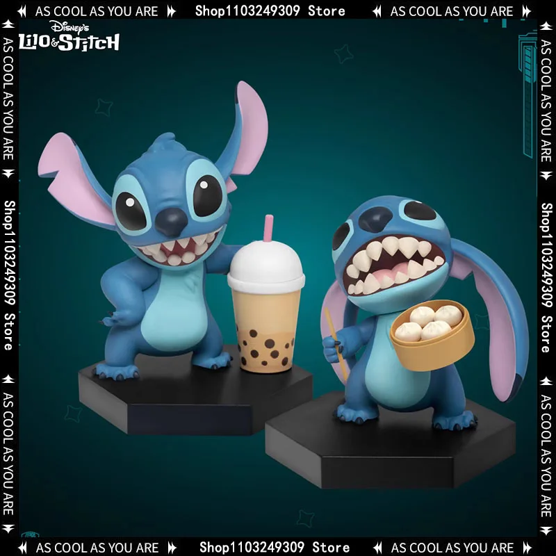 

Disney Starcraft Baby Dickie Stitch Asian Snack Set Handmade Ornaments Fashion Play Doll Desktop Ornaments Gift Series