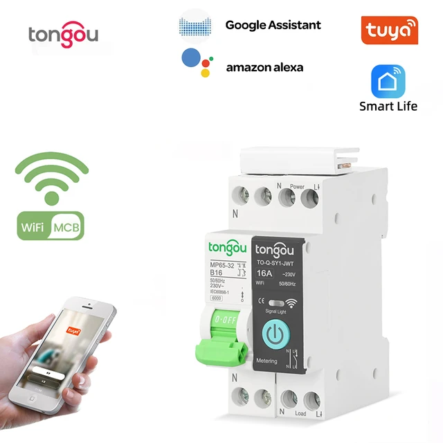 Smart Home House Wifi Wireless Remote Switch Breaker LED Light Controller  Module Home Smart life Tuya APP - AliExpress