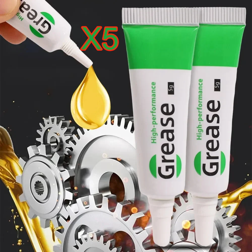 5PCSCarWaterproofSiliconeLubricantGreaseLithiumOilHighVoltage