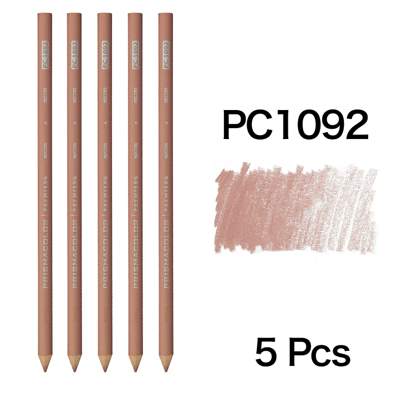 5pc PRISMACOLOR Professional Oily Colored Pencils - Premier Art Collection in Black and White