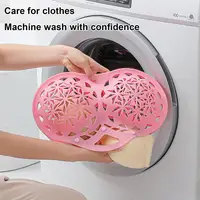Bra Washing Bags for Laundry Silicone Mesh Wash Bags Mesh Laundry Bags Practical Delicates Wash Bag Bra Washing Protector 2