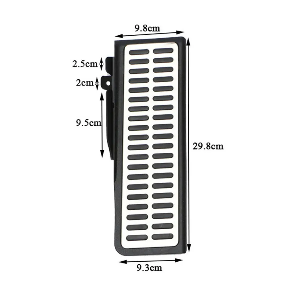 스테인레스 스틸 자동차 페달 가속기 가스 브레이크 클러치 레스트 페달 커버 VW Golft 5 6 Tiguan Touran for Skoda Octavia A5 LHD