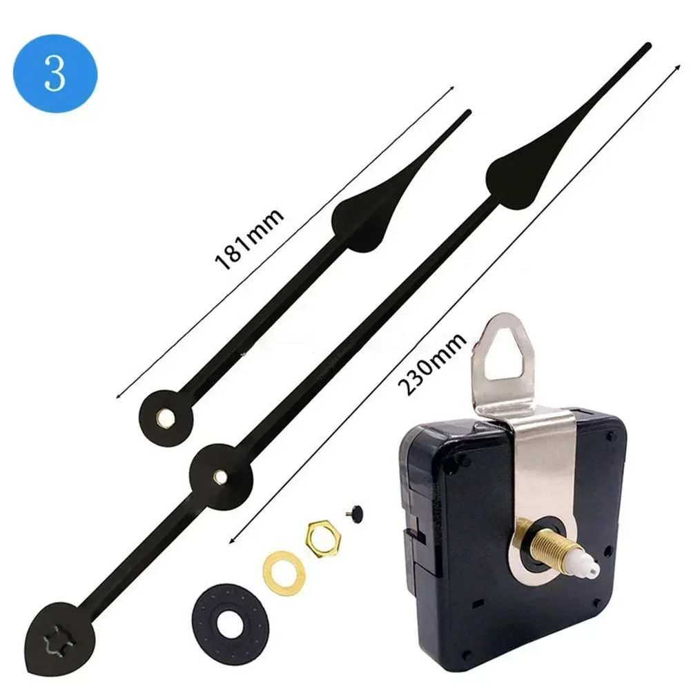 Silent Quartz DIY Mechanism Movement Kits Clock Repair Parts Large Long Hands Clocks Movements High Torque Wall Clocks Replacement Parts