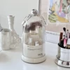 360 Rotating Desktop Makeup Brushes Holder Portable Desktop Makeup Organizer Cosmetic Storage Box Make Up Tools Lipstick Rack 4