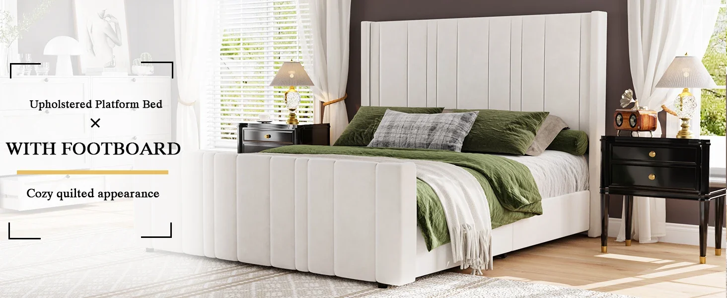 sleigh bed frame.upholstered platform bed frame